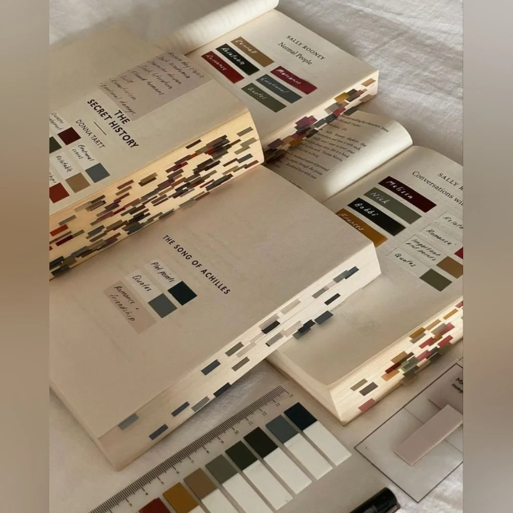 NEW COLORFUL BOOK TABS !